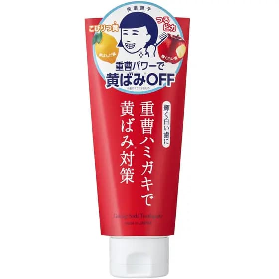 Vendedor japonês “Bon's Shop” Pasta de dente de bicarbonato de sódio 140g dentes brancos manchas amarelasEdição limitad
