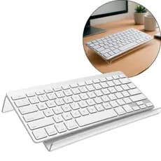 Suporte Inclinado Teclado Computador PC Aparador CPU Gamer Informatica Porta Base Acrilico Cristal