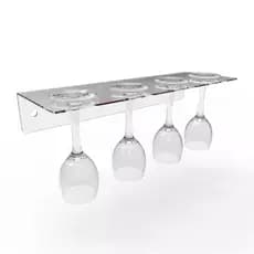 Suporte Para Taças Em Acrílico Cristal Organizador