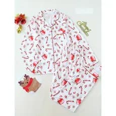 Senhoras Cardigan calças de manga comprida pijamas conjunto primavera outono macio pele-amigável Loun