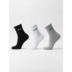 Kit  6 Meias Cano Médio Atoalhada Calcanhar Verdadeiro Algodão MASCULINO FEMININO ACADEMIA TRABALHO CONFORTÁVEL