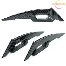 [EL] 1 Par De Winglets De Motocicleta , Spoiler Lateral Dianteiro Conjunto De Asa Aerodinâmica , Acessórios De Decoração