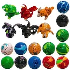 (O estoque está pronto) Anime Bakugan Fighting Vestroya Gundalen Invaders Unicorn Personagens de ação mutáveis Brinquedo
