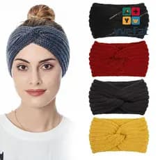 YVEFAT Tiara De Malha Para Cabeça , Faixa De Cabelo , Acessórios