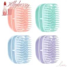 HLLYHERRY Escova De Massagem Para Couro Cabeludo , Massageadora Multifuncional De Shampoo De 7 Cores , Pente Ferramenta