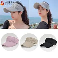 MIBEAUTY Chapéu De Sol Ao Ar Livre Verão Feminino Anti-UV Viagem Superior Vazio