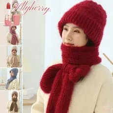 Conjunto De Cachecol De Chapéu HLLYHERRY , Aquecedor De Pescoço , Gorro Quente De Inverno , Boné De Proteção De Ouvido I