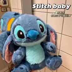 Boneca de Pelúcia Stitch Doll Plush Toy Stitch Starry Sky Baby Ragdoll Dormindo Grande Presente de Aniversário Fêmea