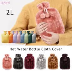 [BANY] Capa Grande Para Garrafa De Água Quente 2L Simulação Macia De Pelúcia Fofa Ajuda A Manter Bolsa Isolada Boa