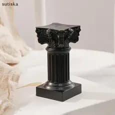 sutiska Pilar Romano Coluna Grega Estátua Pedestal Castiçal Suporte Estatueta Escultura Interior Casa Sala De Jantar Jar
