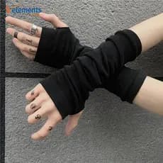 Luvas Sem Dedos Estilo Retrô Punk Gótico Fina/Harajuku Cosplay Vestidas Lolita Meia Dedo Combina Com Tudo