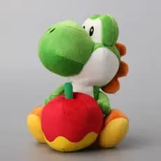 Boneco De Pelúcia Super Mario Bros Yoshi Com Apple 8 "20 cm