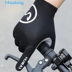Luvas de Ciclismo Rápidas Esportivas Antiderrapantes Luvas de Bicicleta à Prova de Vento com Tela Sensível ao Toque SNQN