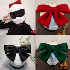 Decoração de Laço para Capacete de Motocicleta Acessórios de Arco para Corpo de Bicicleta Elétrica Laço de Desmontagem R