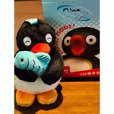Brinquedo de Pelúcia Pinguim Cinza Macio Boneca de Pelúcia Meu Dia Abraço Peixe Presente para Meninas