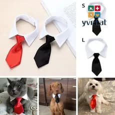 YVEFAT Gravata Para Cachorro Moda Ajustável Confortável Smoking Laços Acessórios Animais De Estimação