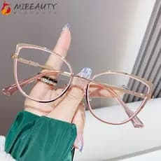 Óculos Anti-Luz Azul MIBEAUTY , Quadrados Ultraleves De Metal De Computador Com Bloqueio