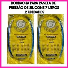 Borracha Panela de Pressão 7 Litros Silicone Universal – Reposição Vedação 2  Unidades