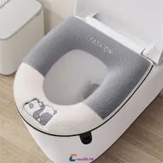 Almofada Para Assento Sanitário Pande Fofa, Capa Espessa Para Vaso Sanitário Four Seasons, COSYLIFE01