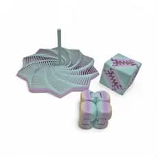 Kit Tri-Color Bronze Brinquedo Sensoriais Autismo e TDAH