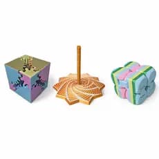 Kit Bronze Brinquedo Sensoriais Sensory Balls Calmante Autismo ou TDAH