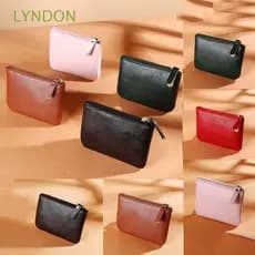 LYNDON Mini Bolsinha De Dinheiro/Moedas Com Zíper/Estampa De Lichia/Multicolorida