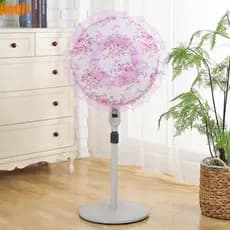 Capa De Ventilador Elétrico De Renda JIAQI1 , Redonda Contra Poeira Com Tudo Incluído , Protetor De Ventiladores Em Pé P
