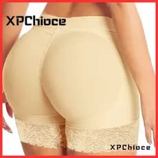 Original Plus Size Calcinha Com Enchimento No Bumbum Feminina Respirável Short Aumenta Bumbum Bunda Falsa Cinta