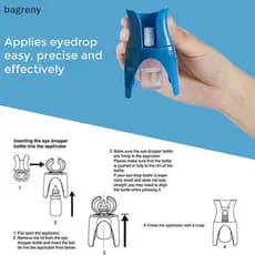 [bagreny] Suporte Para Gotas Os Olhos Frasco Ajudante Pomadas Dispositivo De Guia Colírio Ajuda Aplicador Ferramenta Cui