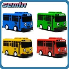 SEMIN TAYO Bus Car Pequeno Para Crianças Aniversário Modelo Educacional Ônibus