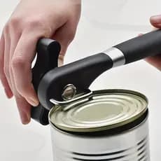 1 peça multifuncional abridor de lata lado aberto rápido simples abridor de lata de aço inoxidável cozinha abridor de la