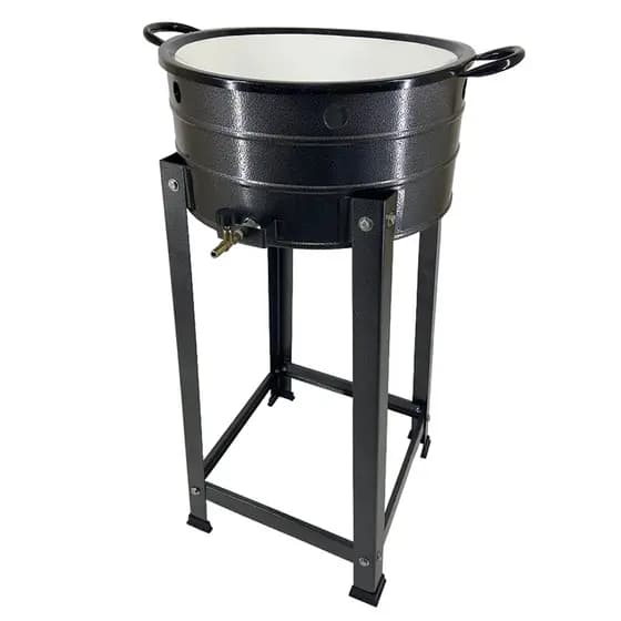 Fritador Profissional Fogão Pasteleiro A Gás Alta Pressão Tacho Nº16  7 L