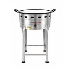 Fritador Fogão á Gas Pasteleiro 10 Litros Inox Alta Pressão Batata frita Salgado Pastel Promoção