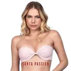 Santa Passion Sutiã Tomara que Caia com Bojo e Aro Liso Alta Sustentação