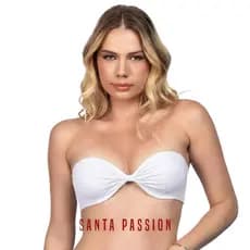 Sutiã Tomara que Caia Santa Passion com Bojo e Aro Liso Alta Sustentação