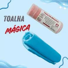 3 Toalhas Mágica Home Art Multiuso Absorve Água Limpa Seca Carro