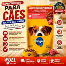 Sachê Pedigree Sabor Carne ao Molho para cachorros 100gr