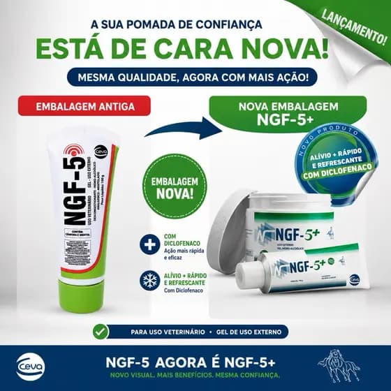 Ngf-5 Pomada Para Dor Muscular 100g