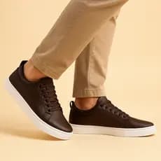 Tênis Sapatênis Masculino Casual Dia a Dia Urban Couro Fashion Barato Promoção Imediato