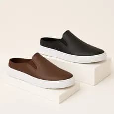 Kit 2 Tênis Casual Mule Masculino Antiderrapante Moderno Confortável