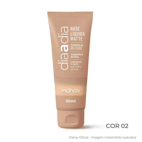 BASE LÍQUIDA MATTE DIA A DIA MAHAV COR 2 ((14002201))