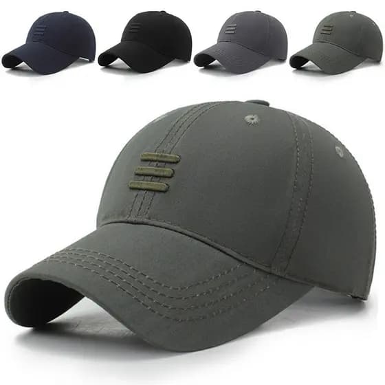 Boné de beisebol de marca masculina osso de algodão de verão dar chapéu de papai Snapback preto Casquette