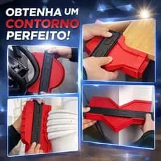 Régua de Contorno e Gabarito para Cantos – Copiador de Formas Irregulares em Pisos e Azulejos