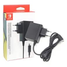 1- Carregador Nintendo Switch Oled Lite 15V 2.6A Fonte Rápida Original Qualidade Premium