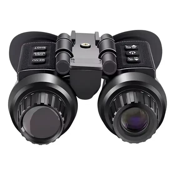 Binóculo Visão Noturna 4K Infravermelho IR com Zoom Digital, Foto e Vídeo, Alcance 300m, Tela LCD Integrada