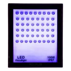 Refletor 50W Luz Negra Ultravioleta Bivolt Profissional para Festa Neon DJ