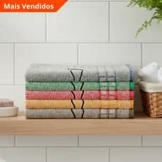 Kit 5 Tapetes p/ Banheiro Piso Saída Box Felpudo Banheiro Luxo Grande