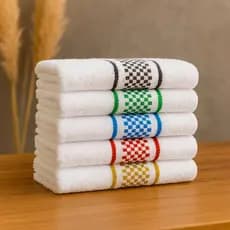 Kit 10 Panos de Cozinha Premium Jacquard Atoalhado Pano Cozinha Alta Absorção 100% Algodão