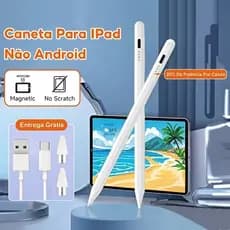 Caneta Touch Caneta Stylus Touch para iPad Alta Precisão Ponta Fina Escrever/Desenho Rejeição de Palma e Inclinação