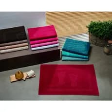 Toalha de Piso Banheiro Felpudo Pezinho Tapete Appel Antiderrapante 100% Algodão Macio Absorvente